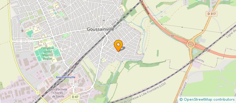 localisation de l'entreprise MONSIEUR MAYCON LACERDA DO PRADO  GOUSSAINVILLE