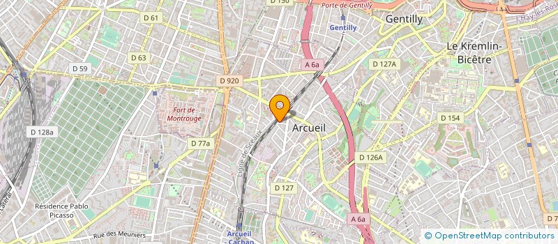 localisation de l'entreprise MONSIEUR MAYEL DE BORNIOL  ARCUEIL