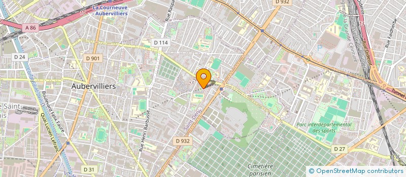 localisation de l'entreprise MONSIEUR MAYES MGHZIFENE à AUBERVILLIERS