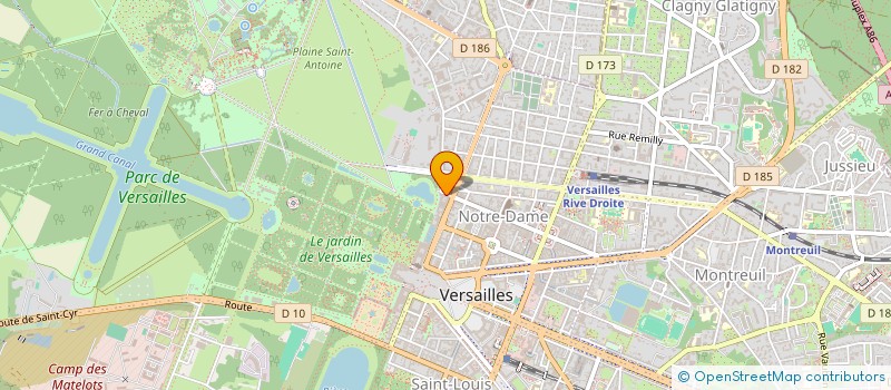 localisation de l'entreprise MONSIEUR MAYEUL BLONDEL à VERSAILLES