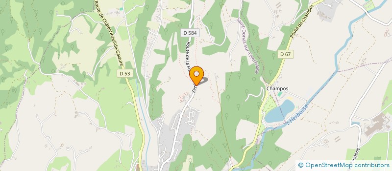 localisation de l'entreprise MONSIEUR MAYEUL BONNET  SAINT-DONAT-SUR-L'HERBASSE