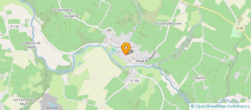 localisation de l'entreprise MONSIEUR MAYEUL DAUTEL  VAL-DU-LAYON