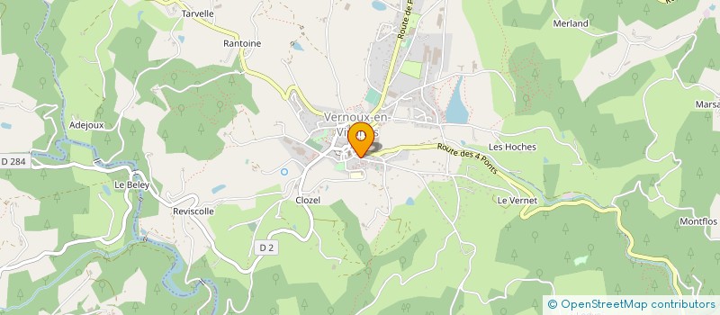 localisation de l'entreprise MONSIEUR MAYEUL DE LA RIVOIRE DE LA TOURRETTE à VERNOUX-EN-VIVARAIS