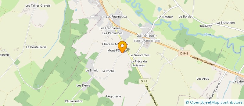 localisation de l'entreprise MONSIEUR MAYEUL LAMOINE  SAINT-JEAN-SAINT-GERMAIN