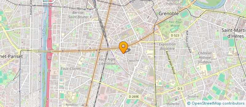 localisation de l'entreprise MONSIEUR MAYEUL PARCEL  GRENOBLE