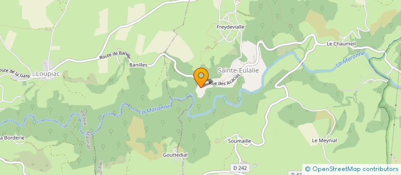 localisation de l'entreprise MONSIEUR MAYEUL SCHLAGENHAUF à SAINTE-EULALIE