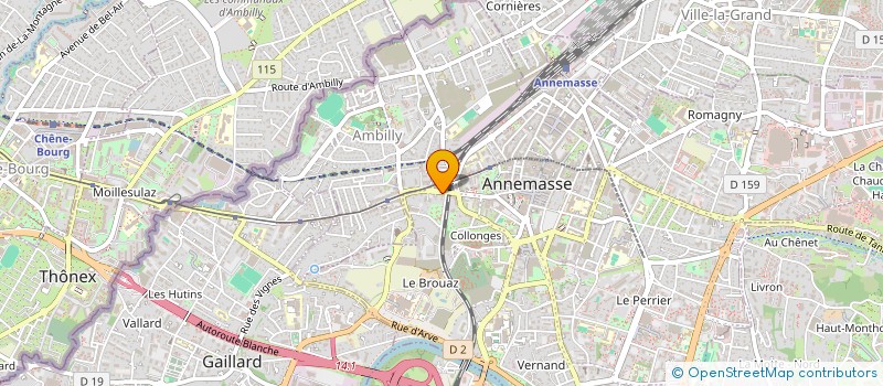 localisation de l'entreprise MONSIEUR MAYMONA KINIKA à ANNEMASSE