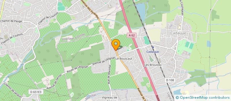 localisation de l'entreprise MONSIEUR MAYOBANEX CEPIN CALDERON  BORDEAUX