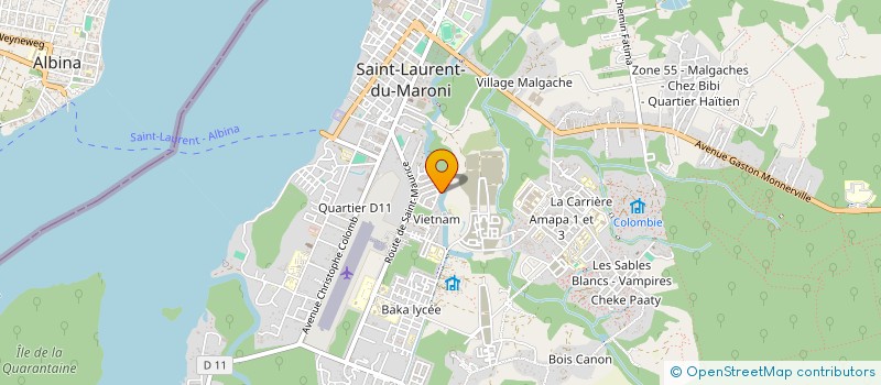 localisation de l'entreprise MONSIEUR MAYOT SIDA à SAINT-LAURENT-DU-MARONI