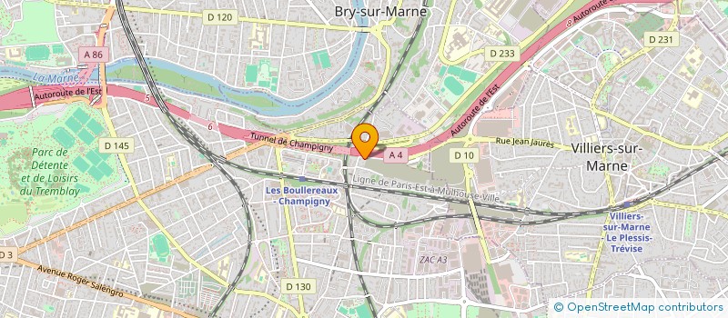 localisation de l'entreprise MONSIEUR MAYOTHAN SIVASAMPOO à CHAMPIGNY-SUR-MARNE