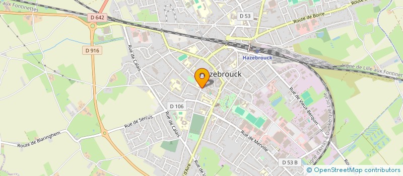 localisation de l'entreprise MONSIEUR MAYRIC VANDENHENDE  HAZEBROUCK