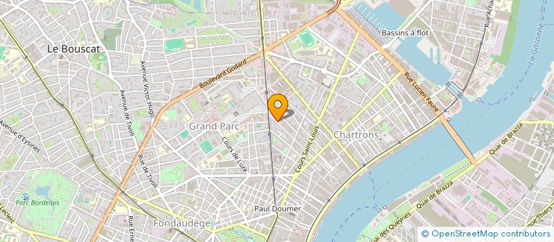 localisation de l'entreprise MONSIEUR MAYRON BOUSCAUT  BORDEAUX