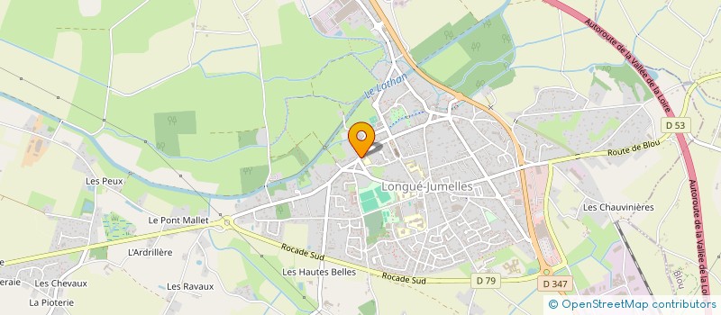 localisation de l'entreprise MONSIEUR MAYRON DENOYELLE  LONGUE-JUMELLES