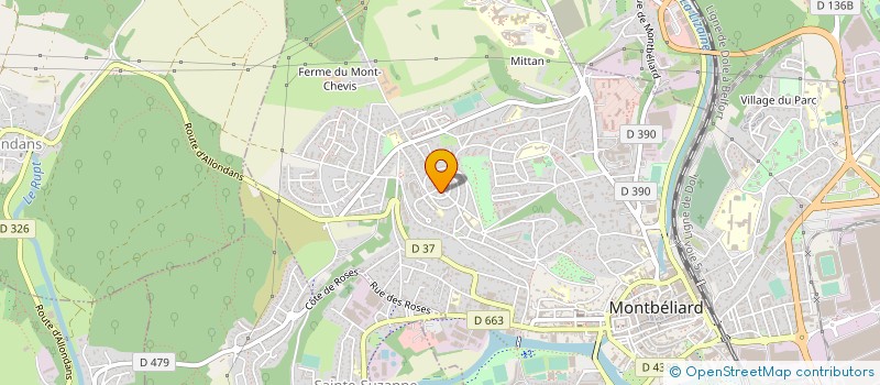 localisation de l'entreprise MONSIEUR MAYRON DOYEN à MONTBELIARD