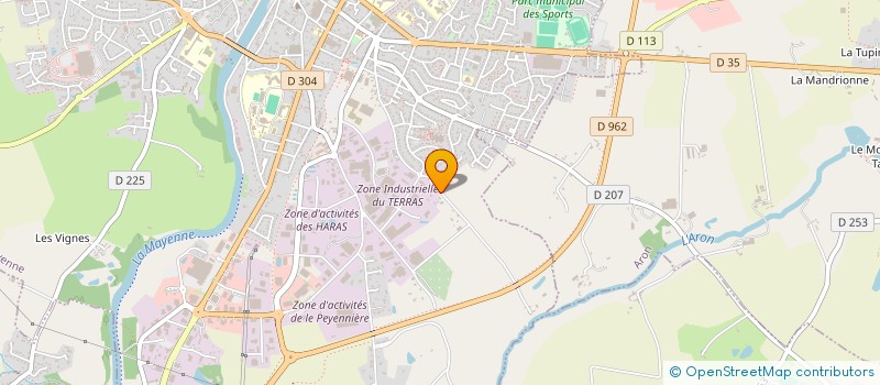 localisation de l'entreprise MONSIEUR MAYRON GIRARD  MAYENNE