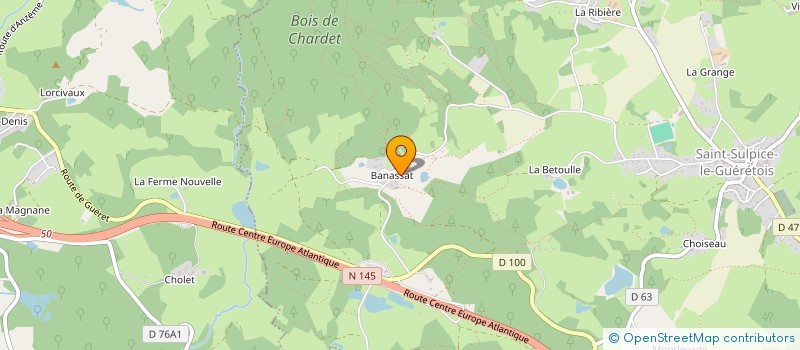 localisation de l'entreprise MONSIEUR MAYRON GOURGUES à SAINT-SULPICE-LE-GUERETOIS