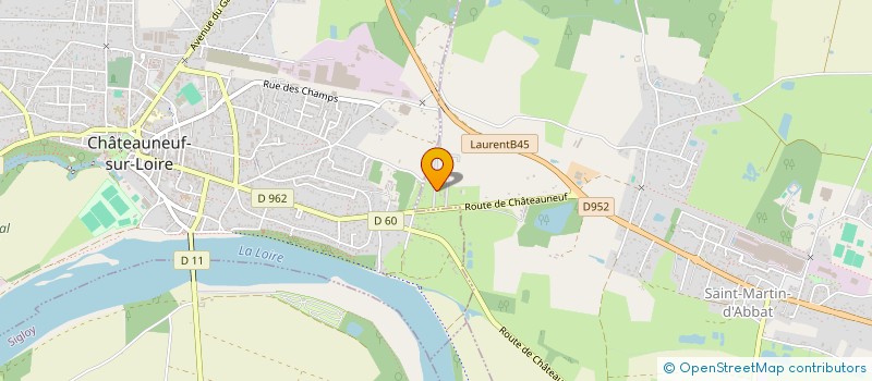 localisation de l'entreprise MONSIEUR MAYRON GRENOUILLOUX  SAINT-MARTIN-D ABBAT