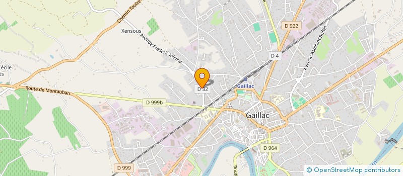 localisation de l'entreprise MONSIEUR MAYRON GROSS  GAILLAC