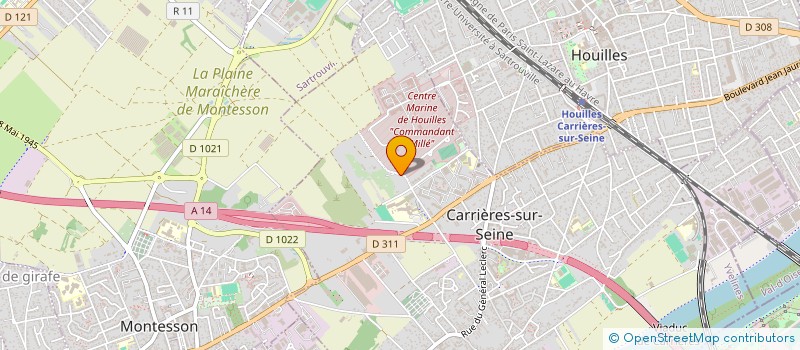 localisation de l'entreprise MONSIEUR MAYRON HUGUET  CARRIERES-SUR-SEINE