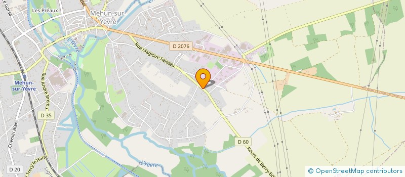localisation de l'entreprise MONSIEUR MAYRON MATRON  MEHUN-SUR-YEVRE