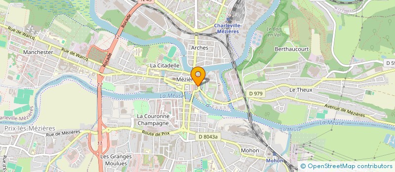 localisation de l'entreprise MONSIEUR MAYRON MENTZ  CHARLEVILLE-MEZIERES