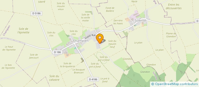 localisation de l'entreprise MONSIEUR MAYRON MOUFLIER  CHAMPIEN