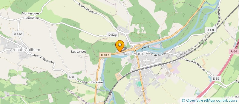 localisation de l'entreprise MONSIEUR MAYRON REYES  SAINT-MARTORY