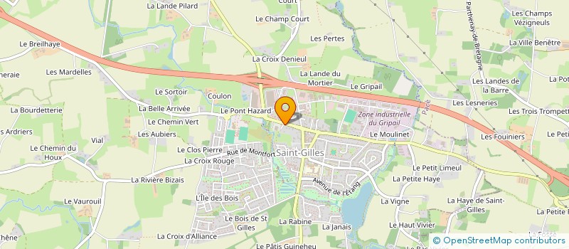 localisation de l'entreprise MONSIEUR MAYRON ROGER  SAINT-GILLES