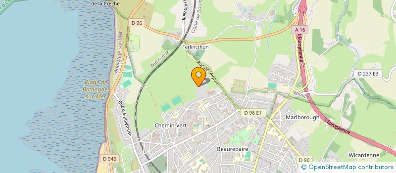 localisation de l'entreprise MONSIEUR MAYRON VERCRUYSSE à BOULOGNE-SUR-MER