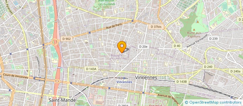 localisation de l'entreprise MONSIEUR MAYRONE FALCK à MONTREUIL