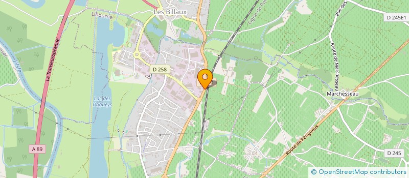 localisation de l'entreprise MONSIEUR MAYRONNE BAPTISTE  LIBOURNE