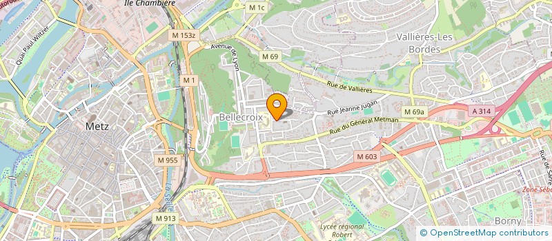 localisation de l'entreprise MONSIEUR MAYRONNE HURET  METZ