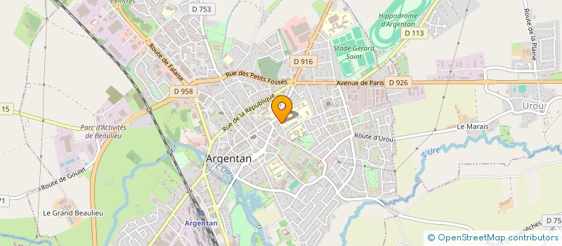 localisation de l'entreprise MONSIEUR MAYSON AUFFRAY  ARGENTAN