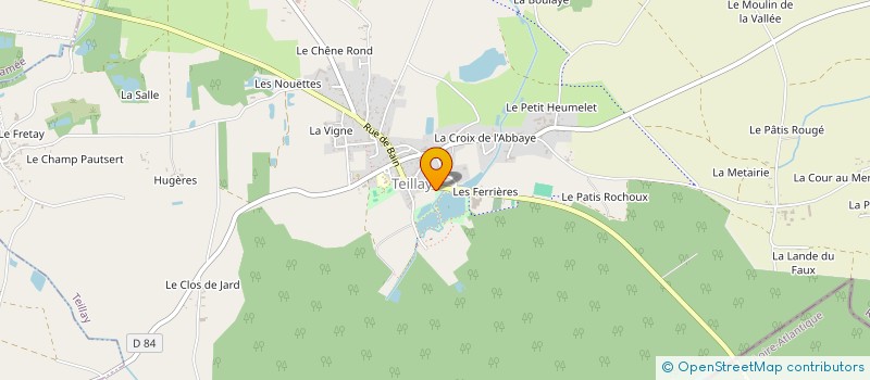 localisation de l'entreprise MONSIEUR MAYSON CHASSAGRANDE  TEILLAY