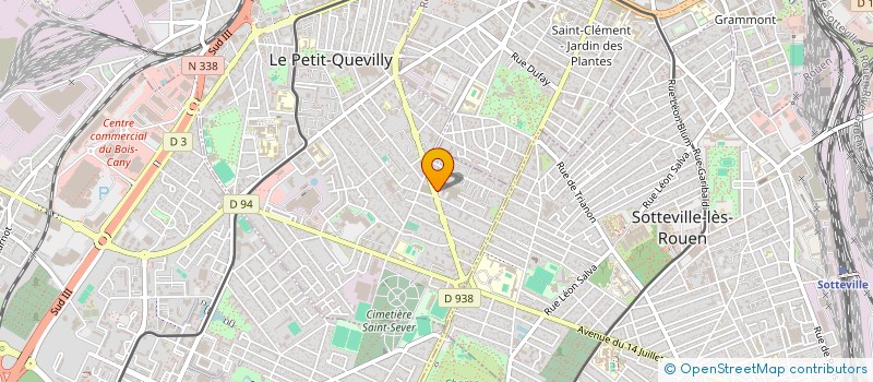 localisation de l'entreprise MONSIEUR MAYTHAM MAGSOOSI  LE PETIT-QUEVILLY