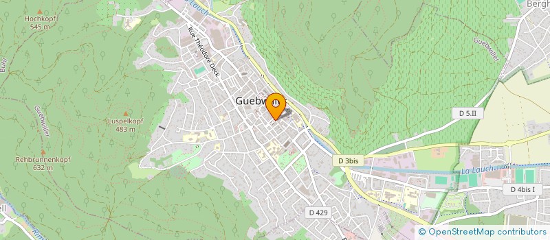 localisation de l'entreprise MONSIEUR MAZARIN GWINNER  GUEBWILLER