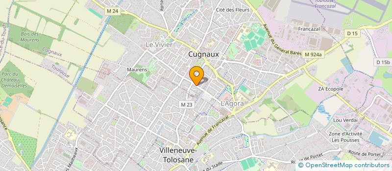 localisation de l'entreprise MONSIEUR MAZEN AOUNALLAH  CUGNAUX