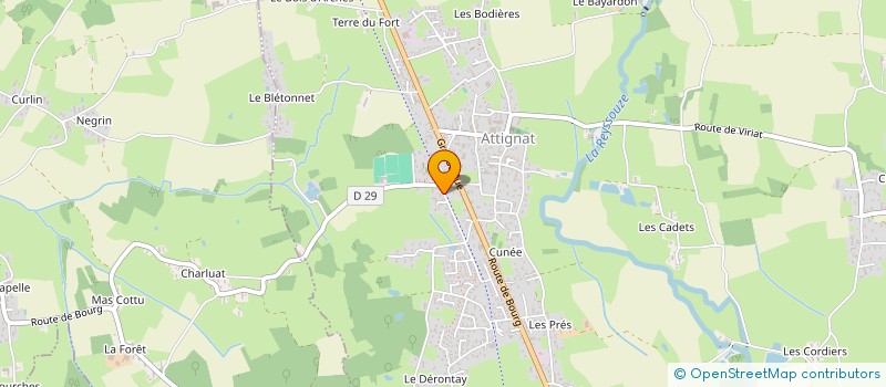 localisation de l'entreprise MONSIEUR MAZEN LEMJID  ATTIGNAT