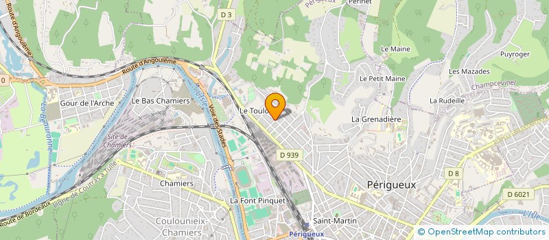 localisation de l'entreprise MONSIEUR MAZEN MOHAMMED  PERIGUEUX