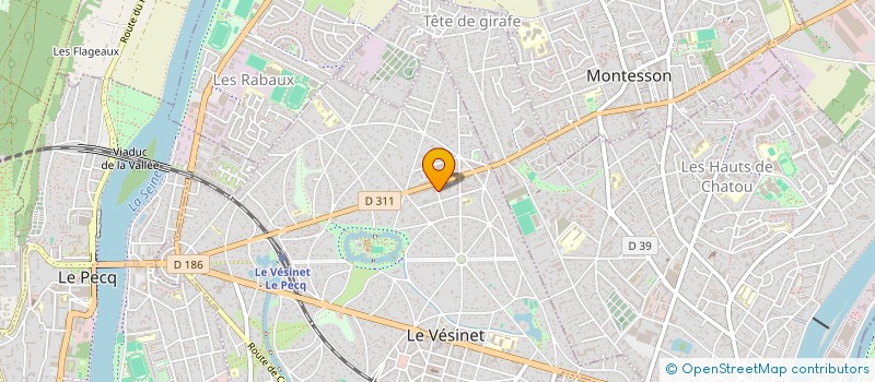 localisation de l'entreprise MONSIEUR MAZIAR GHAZALI  LE VESINET