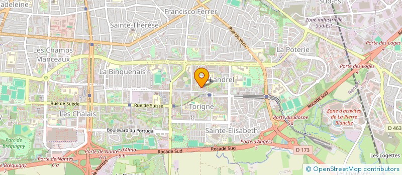 localisation de l'entreprise MONSIEUR MAZIN ADAM ABDALLA  RENNES