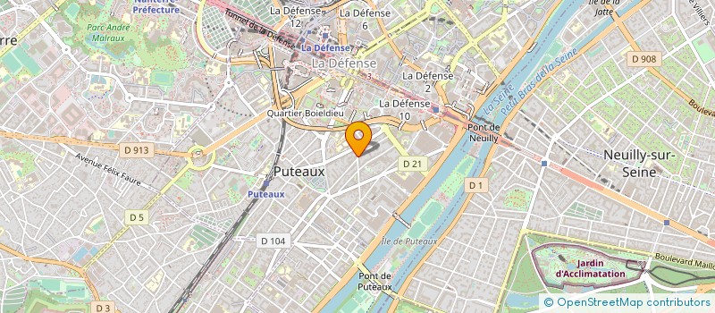 localisation de l'entreprise MONSIEUR MAZOUNI DAHO à PUTEAUX