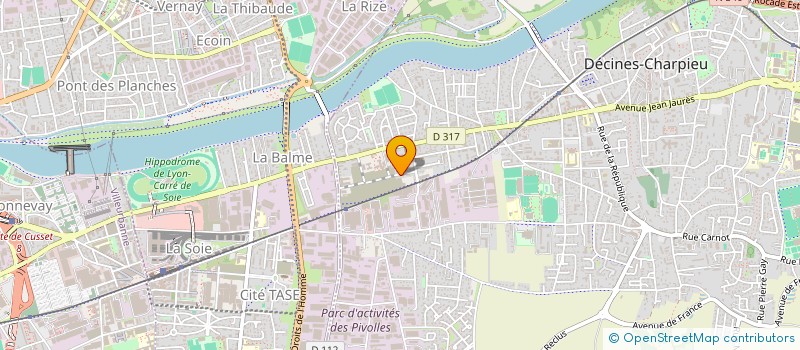 localisation de l'entreprise MONSIEUR MAZOUZ BENDAICHE  DECINES-CHARPIEU