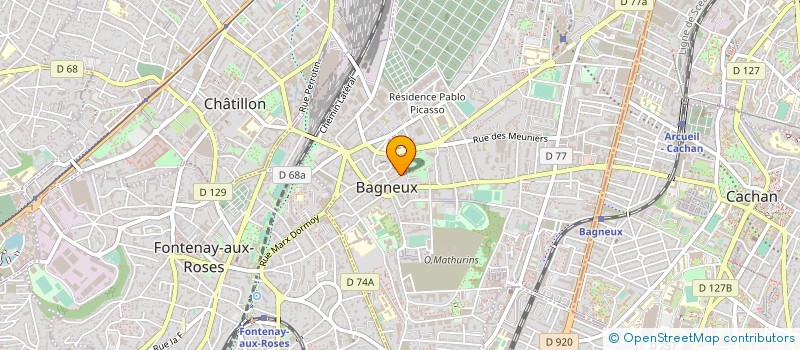 localisation de l'entreprise MONSIEUR MAZRUI SALEH à BAGNEUX