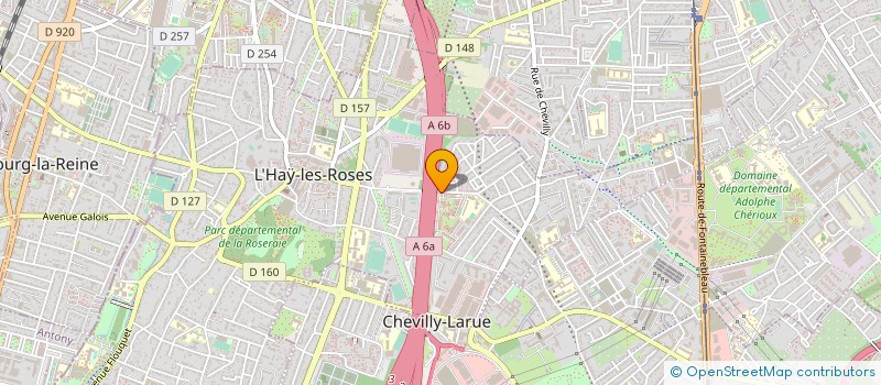 localisation de l'entreprise MONSIEUR MBAKI MATUDILA  L'HAY-LES-ROSES