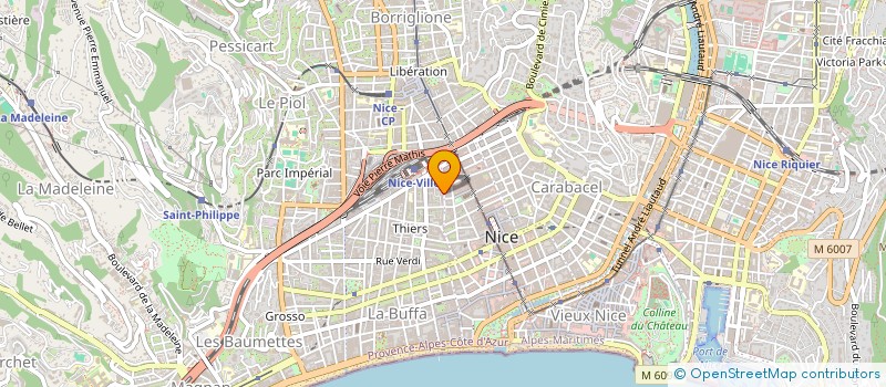 localisation de l'entreprise MONSIEUR MBALLO ALGASSIMOU à NICE