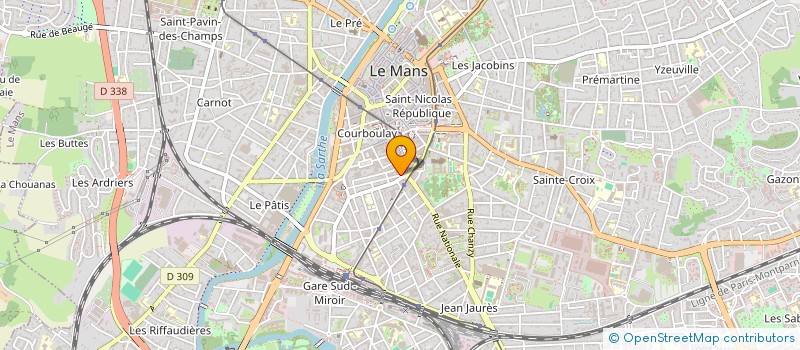 localisation de l'entreprise MONSIEUR MBANGO NSOTA  LE MANS