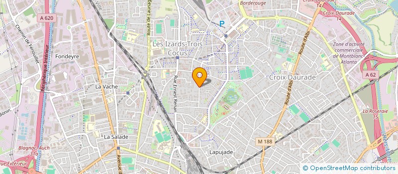 localisation de l'entreprise MONSIEUR MBANGUE KEBE  TOULOUSE