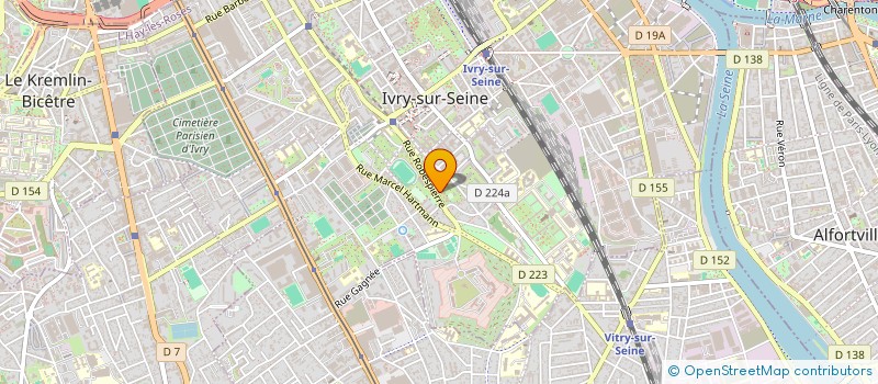 localisation de l'entreprise MONSIEUR MBARE BOUBACAR BA à IVRY-SUR-SEINE