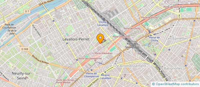 localisation de l'entreprise MONSIEUR MBAREK HOURAN à LEVALLOIS-PERRET